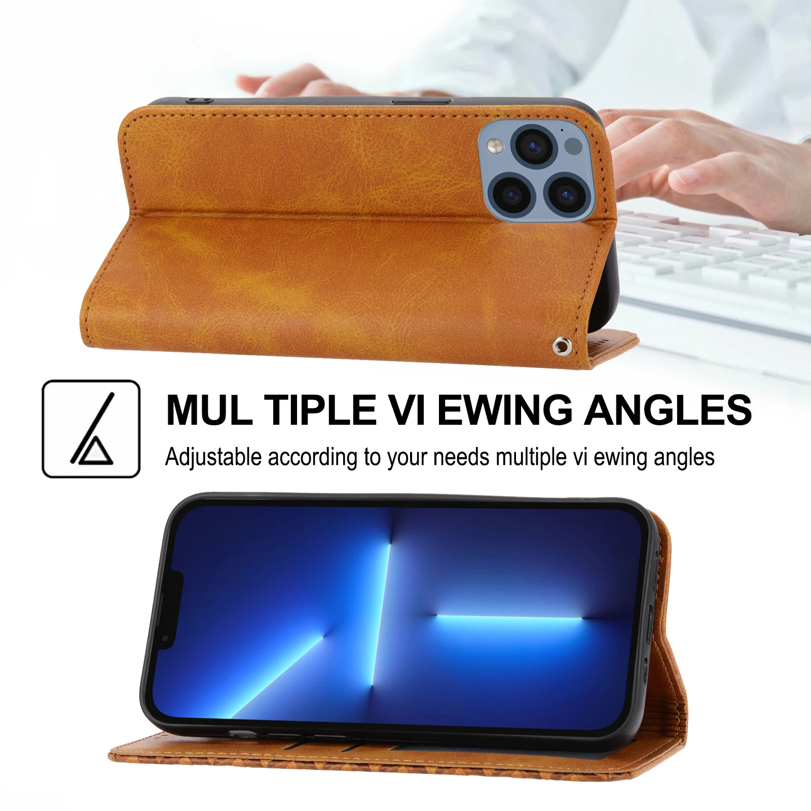 Custodia In Pelle Per IPhone 14 13 Pro Max 12 13 Mini 12 11 Pro