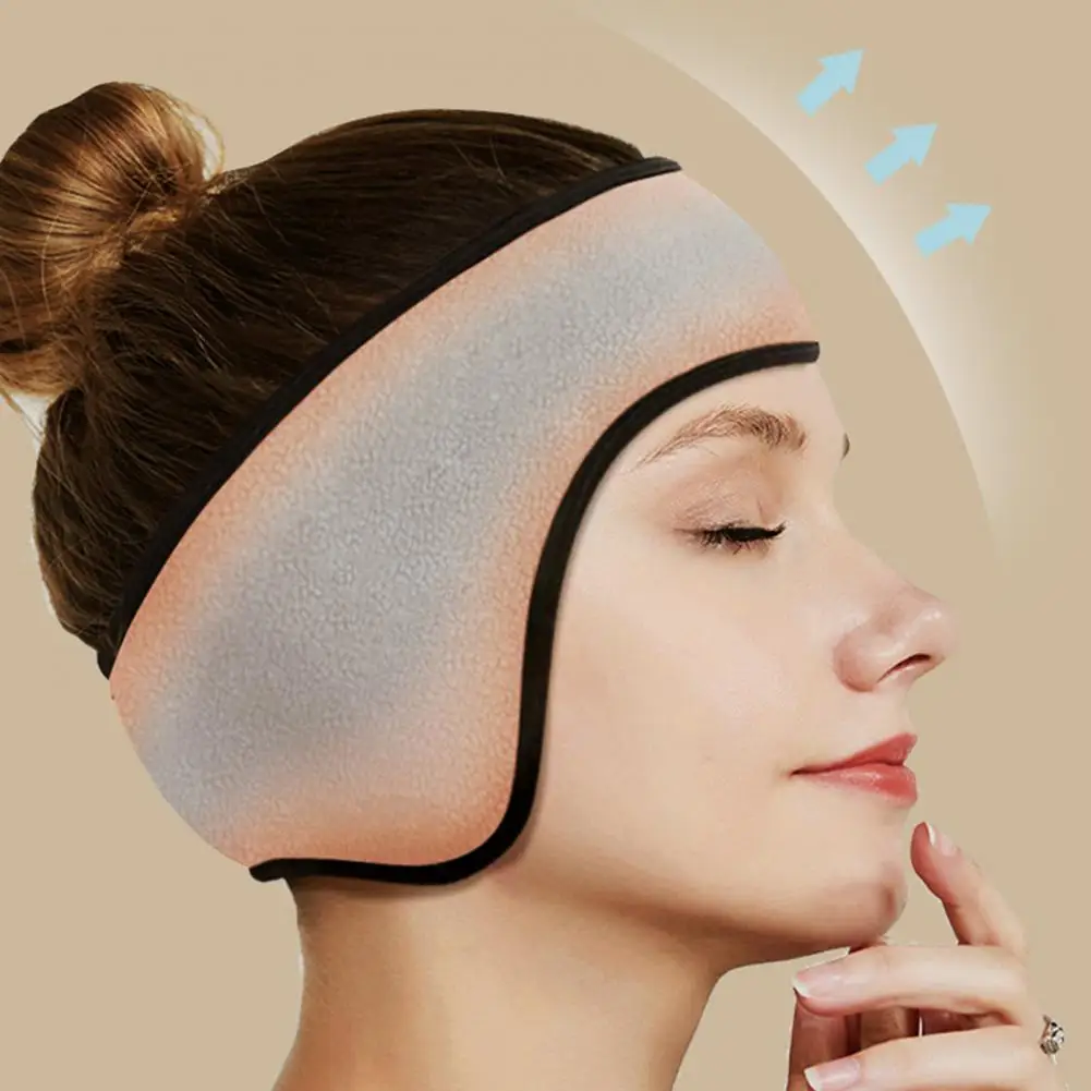 Winter Thicken Earmuffs Fastener Tape windproof Ear Bag Thermal Earmuffs Autumn Winter Cycling Thickened Ear Warmers