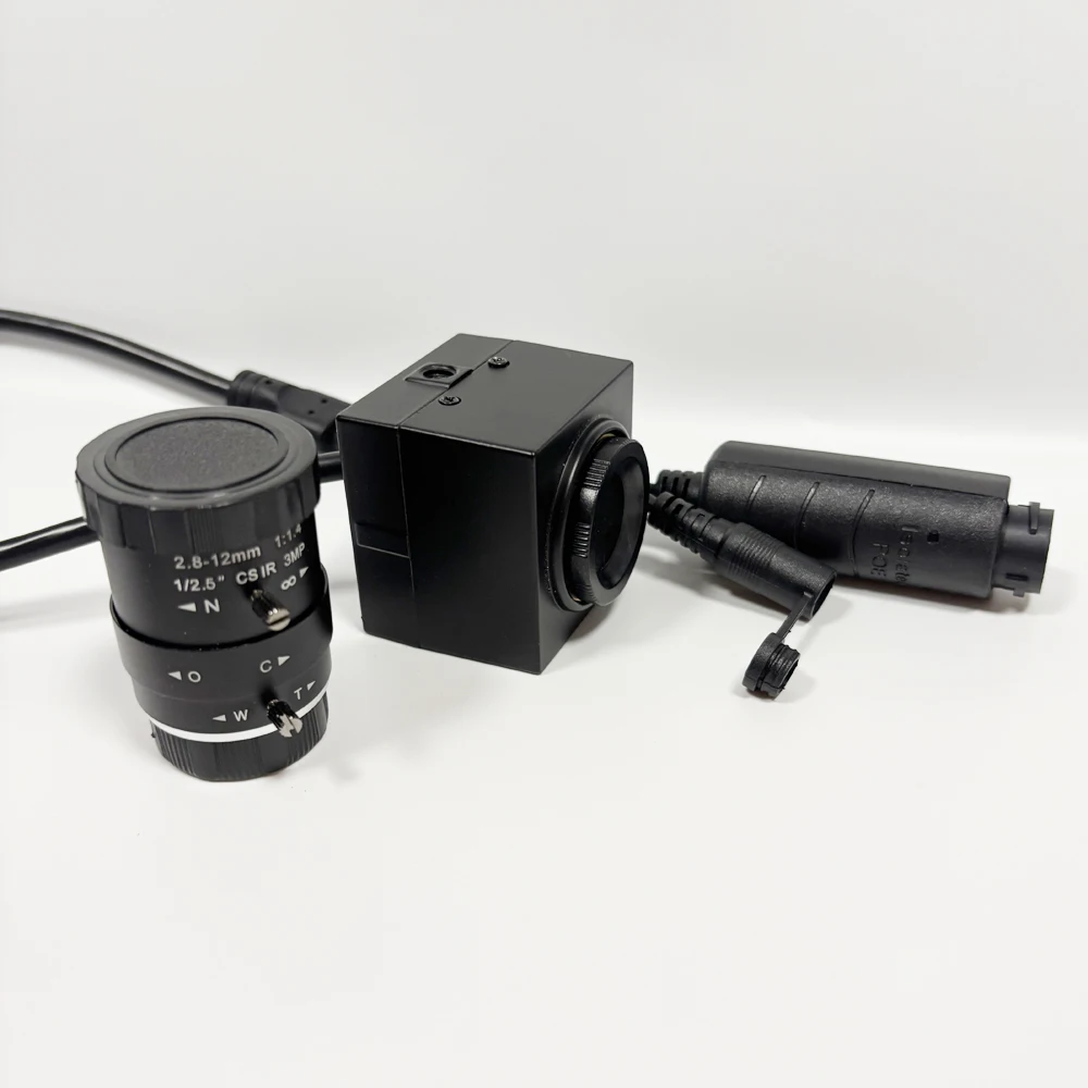 Audio IP POE Mini Camera BOX 4K 6MP 3MP 2.8-12mm H.265 HD Microphone ...