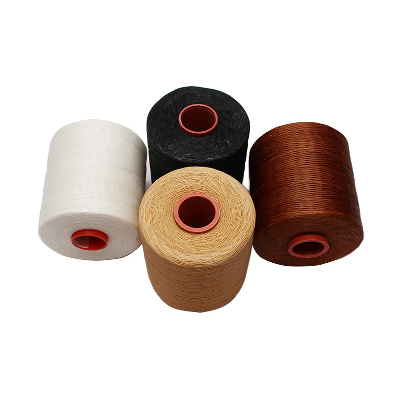 680m Leather Sewing Waxed Thread Wax Bead Cord Brown White Black -  AliExpress