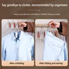 1PC Folding Clothes Hangers Towel Rack Clothes Hangers Home Storage Hooks Home Storage Hooks Towel Rack Portable Space-Saving 5