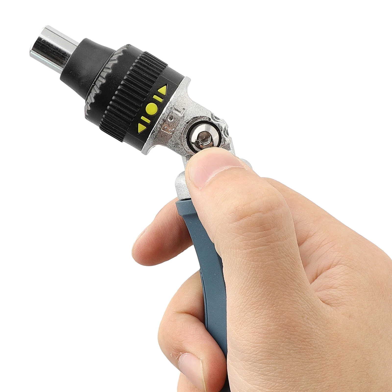 

Adjustable Ratchet Screwdriver Hand Tool Chrome Vanadium Steel Degree Handle Ratchet Screwdriver Repair Tool Durable