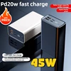 45W Power Bank 30000mAh Large Capacity Powerbank Fast Charging Portable Charger External Battery for IPhone Xiaomi Phone Laptop 1