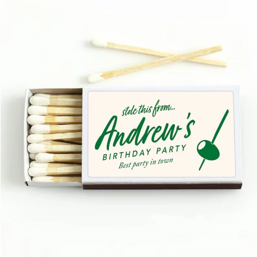 

BULK Match Boxes - Personalized Texts - Party Favor - Wedding - Birthday - House Warming - Apartment Use - Business Promo,50Pcs