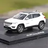 1:43 Jeeps Compass SUV Alloy Car Model Diecast Metal Off-road Vehicle Car Model Simulation Miniature Scale Collection Kids Gift 2