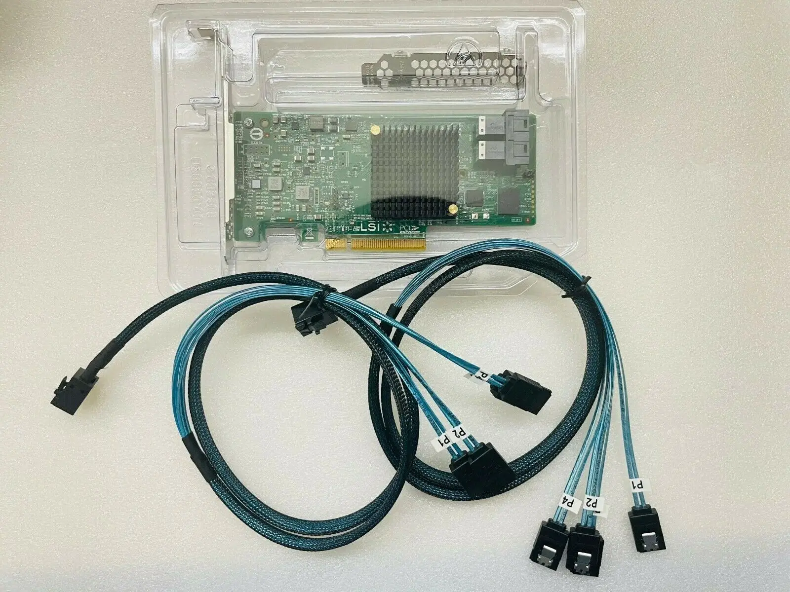 LSI 9300-8i SAS HBA IT 모드 ZFS FreeNAS unRAID + 2 * SFF-8643 SATA 케이블, 12Gbps