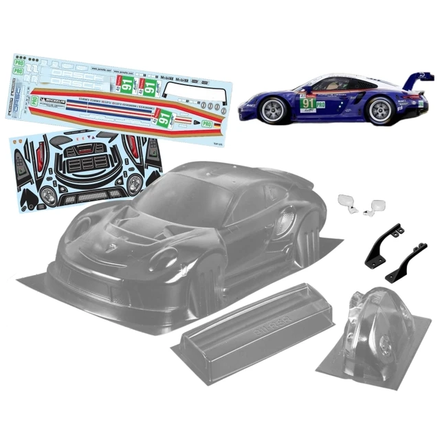 For HPI tamiya axial 1/8 1/10 RC Car Truck body 1:8 PC shell Spray paint  2pcs