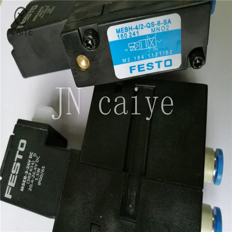 최고 품질의 새로운 하이델베르그 솔레노이드 밸브 FESTO MEBH-4/2-QS-4-SA M2.184.1111 오프셋 SM102 CD102 SM52 PM52 기계 용