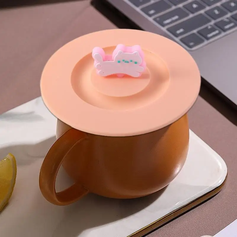 Silicone Cup Lids Protective Cup Covers Coffee Mug Lid Replacement Reusable Lid Replacement Mug Lids For Cups Mugs Glasses