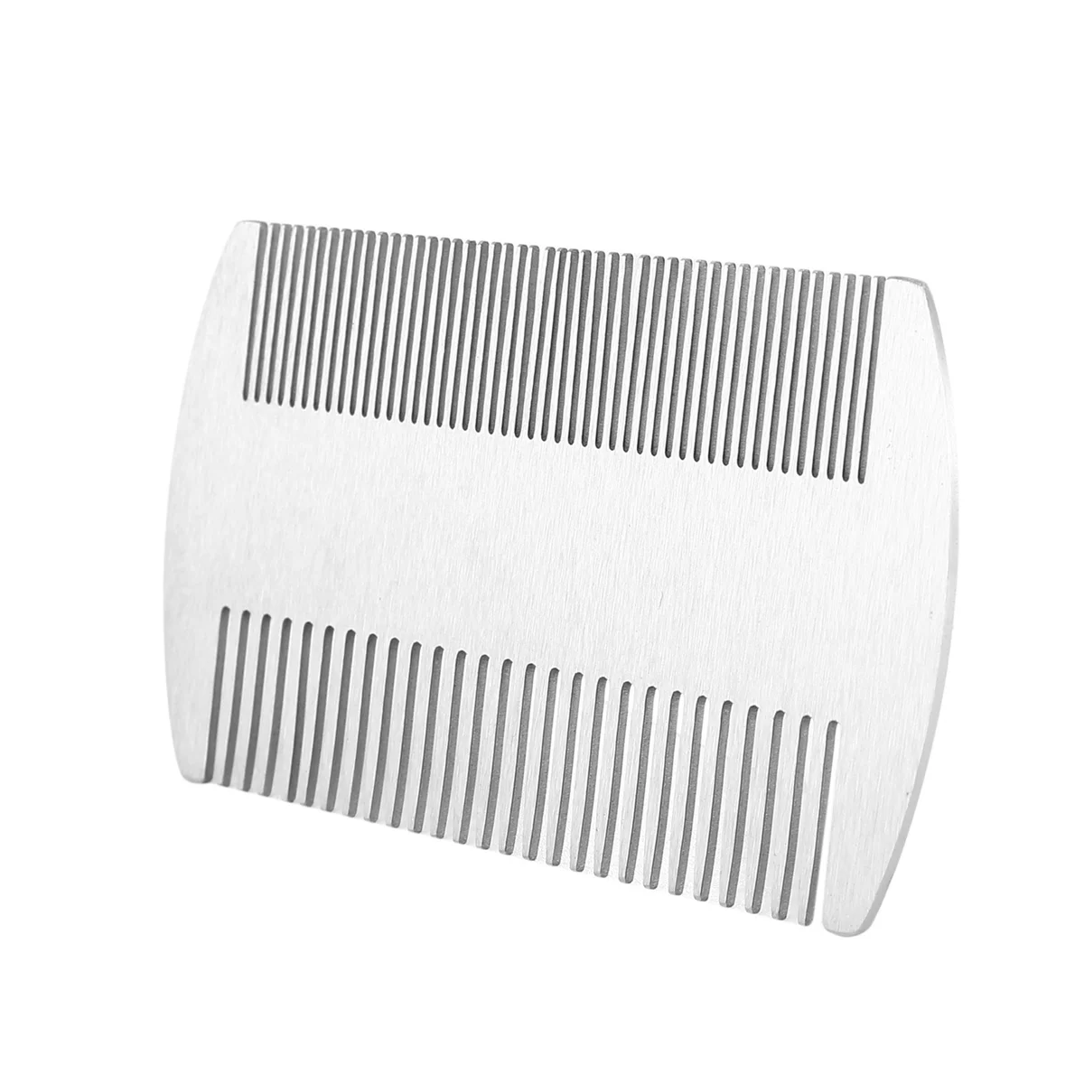 FZFZ 6X Dual Action Edc Credit Card Size Comb Wallet Comb Pocket Anti-Static Hair Beard Mustache for Man