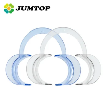 JUMTOP Dental C Shape Mouth Opener Plastic Lip Cheek Retractors Clinic Mouth Gag Orthodontic Tool 1