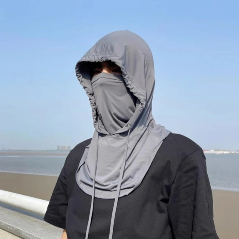 Balaclava Men Women Face Mask Sun/UV Protection Breathable Long Neck Covers Cycling Motorcycle Fishing 1/2pcs sun protection mask