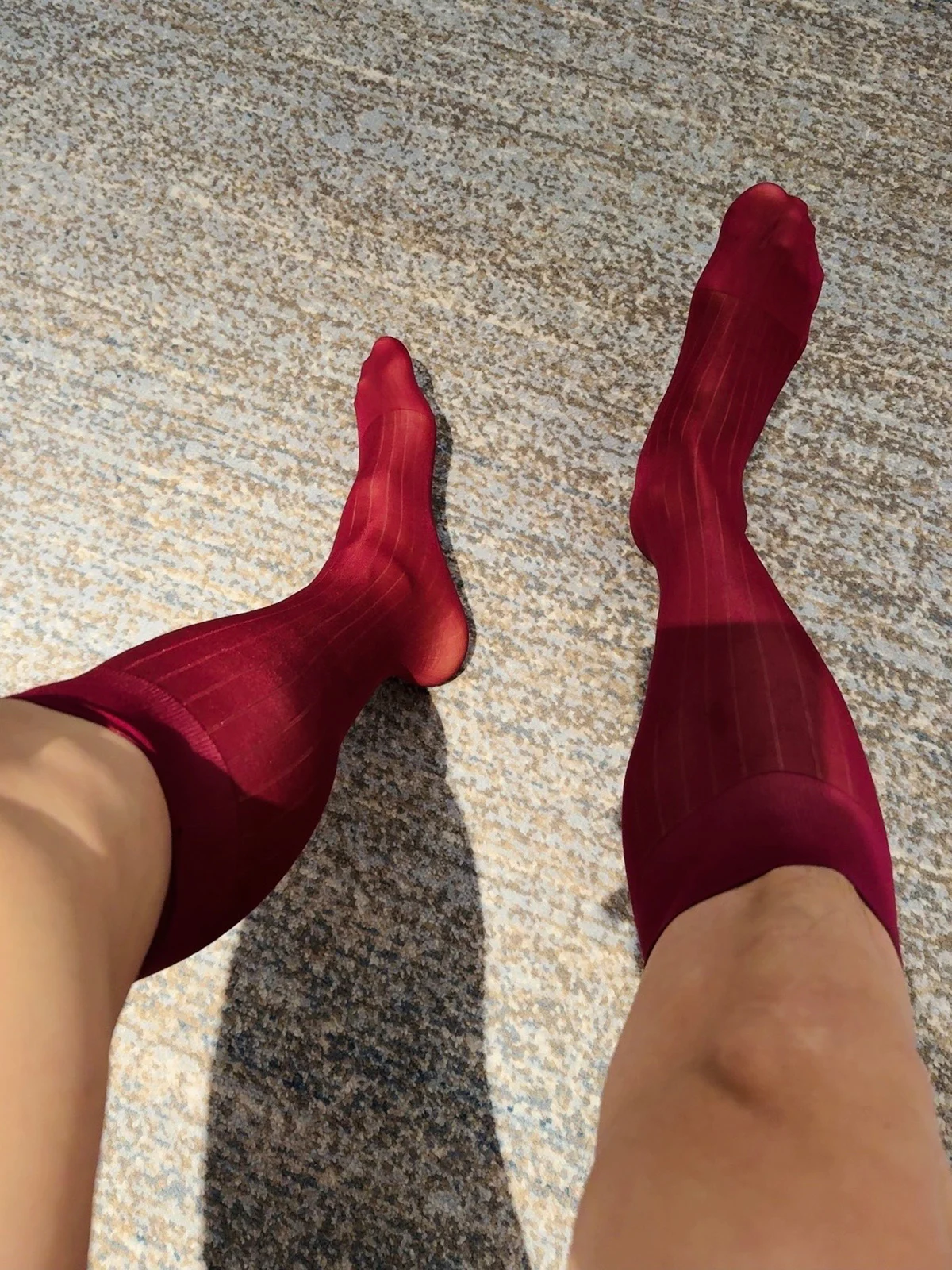 Männer Business Anzug Socken Mann Ultra-dünne Lange Röhre Socke Sexy Transparente Strümpfe Gentleman Formale Atmungsaktive Elastische – Detail 13