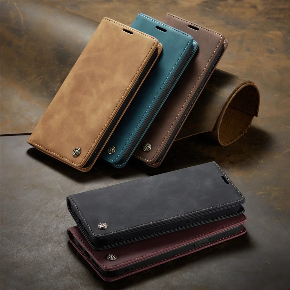 Retro Gentlemen Business Soft PU Leather Protective Case Cover