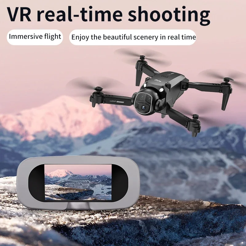 Lenovo E4 8K HD Drone med Dobbelt Kamera GPS og Forhindringsundgåelse