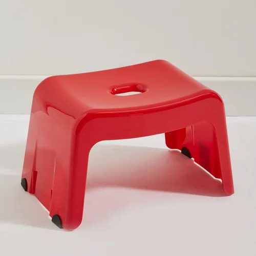 

Bathroom Bath Stool Non-Slip Transparent Shoe Change Stool Toilet Thickened Plastic Bench Acrylic Low Stool Multi-purpose Bench