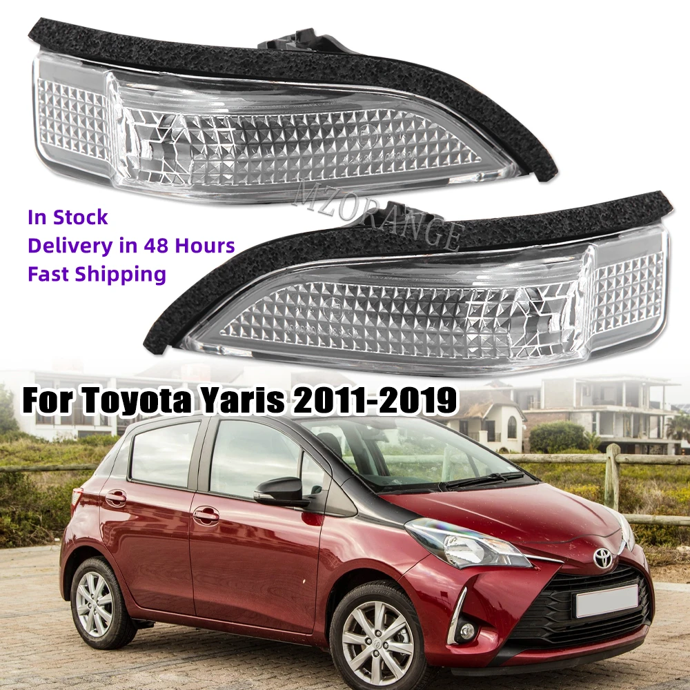 Side Rearview Mirror Light For Toyota Yaris 2011 2012 2013 2014 2015