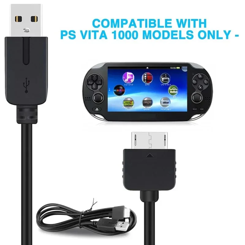 PlayStation Psv1000 USB 충전기 케이블 1.2M Psvita1000/PSVITA 게임 콘솔 전원 어댑터 와이어용 데이터 전송 충전 라인