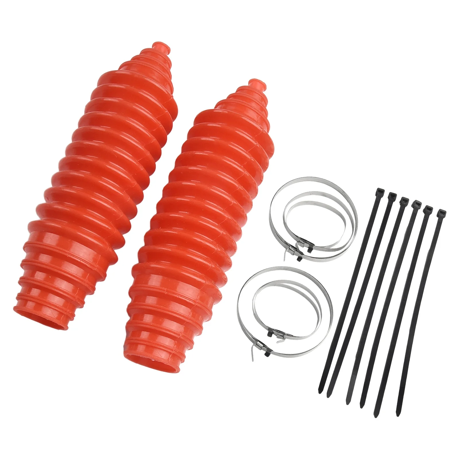 Universal Rack And Pinion Steering Boot Kit For 1967 Rack And Pinion Mechanism Steering Rack Boot Kit - Non-Detachable Dust Covers With Clamps Gravity Boots Tesla Car & Truck Gearboxes, Rack - Foto 8
