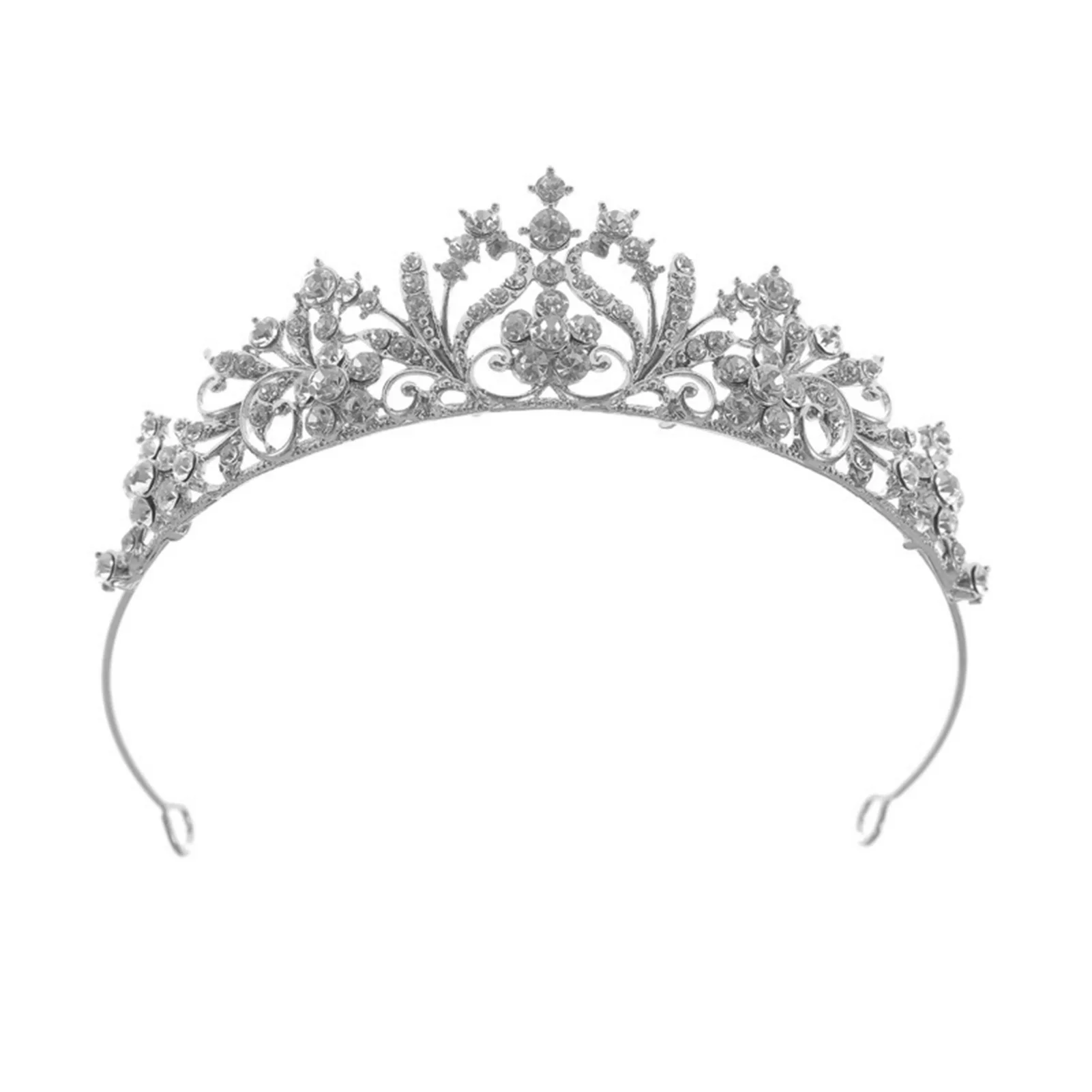 

Women Crowns Party Prop Sparkling Rhinestones Pageant Ornaments for Valentine's Day Christmas Gift