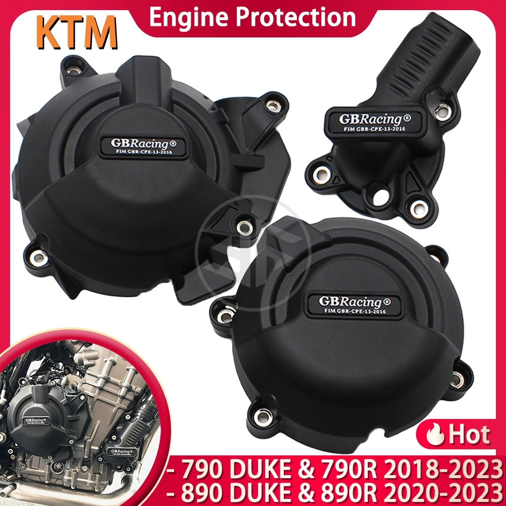 For KTM 790 DUKE & 790R 890 DUKE & 890R Motorcycle Accessories GB Racing Engine Protection Cover motorcycle engine cover engine cover protector