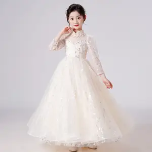 Vestidos De Fiesta Para Bodas, Estilo Coreano, De Verano, Con Hombros  Descubiertos De Malla De Princesa, Una Pieza Para Actuaciones De Piano,  2022 - Vestidos De Fiesta Para Niñas - AliExpress