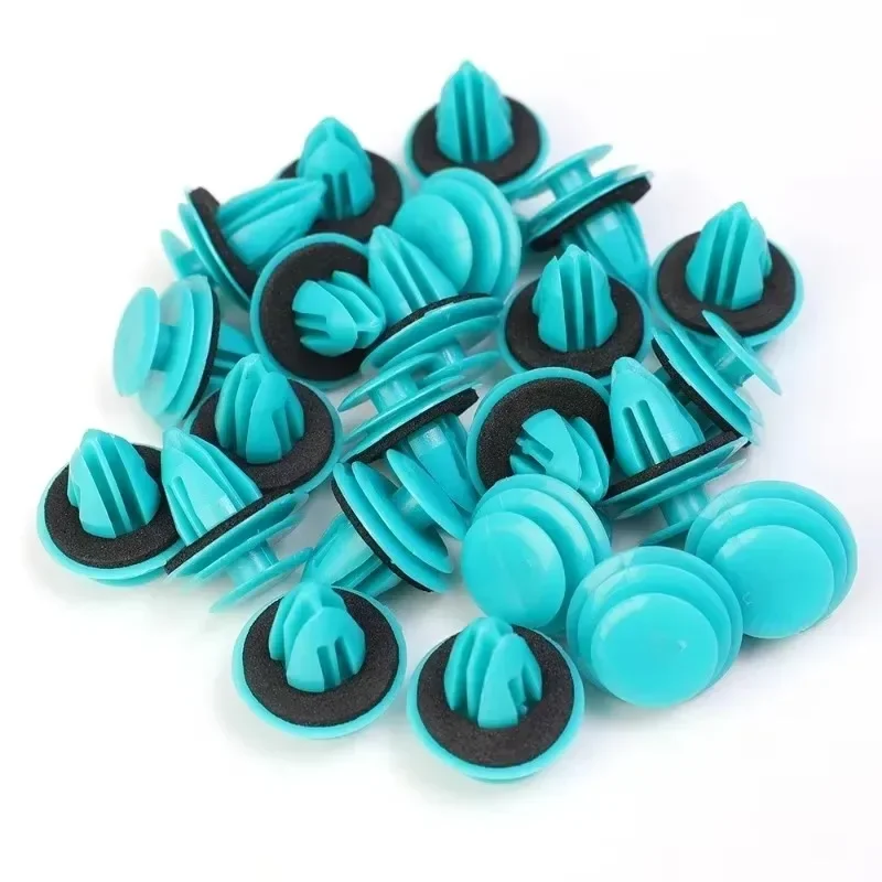 100-20PCS Auto Door Panel Clip with Seal Ring Auto Fastener Rivet Bumper Clip Retainer Car Interior Retaining Accessories auto fastener clips