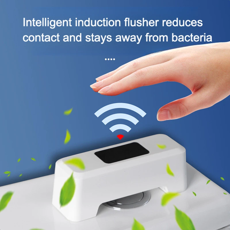 

IR Sensing Toilet Flush Sensor Touchless Toilet Flush Aid Toilet Motion Sensor Automatic Flush Button On-Touch Flush Switch