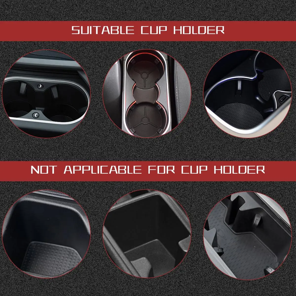 자동차 컵 홀더 확장 어댑터 및 휴대폰 거치대, 다용도 확장형 자동차 내부 정리 수납 액세서리