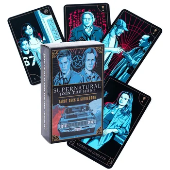 Mazzo di tarocchi soprannaturali e gioco di carte guida regalo con guida in PDF Gioco di carte Gioco da tavolo 78 carte Principianti