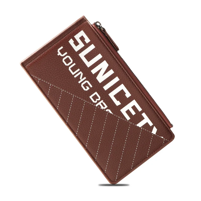 

Новые мужские Rfid-держатели для карт с защитой от кражи, женские кошельки из искусственной кожи, вместительный кошелек для деловых карт, портативный двухслойный кошелек