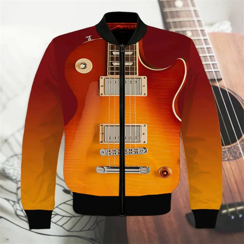 thumbnail image 1 of Sudadera con capucha con estampado 3D de guitarra para hombre, jersey de manga larga con estampado de instrumentos musicales, sudaderas de hip hop, chaqueta con capucha, camisetas para hombre 6XL, 1 of 5