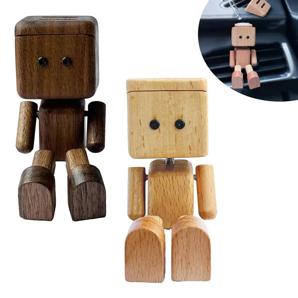 Wackelmann Holzfigur - Handgemachte Bobblehead Puppe Mit Wippenden Beinen, Lustiges Schreibtisch Spielzeug