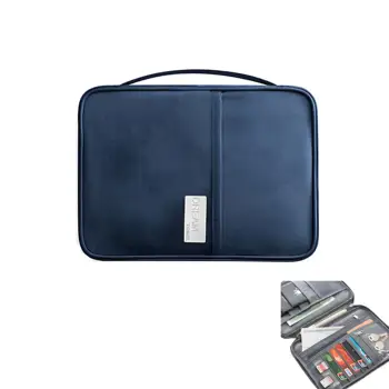 Waterproof Passport Holder Portable Travel Bag Multi-functional Passport Organizer Document Case Storage Bag for Women & Men 1