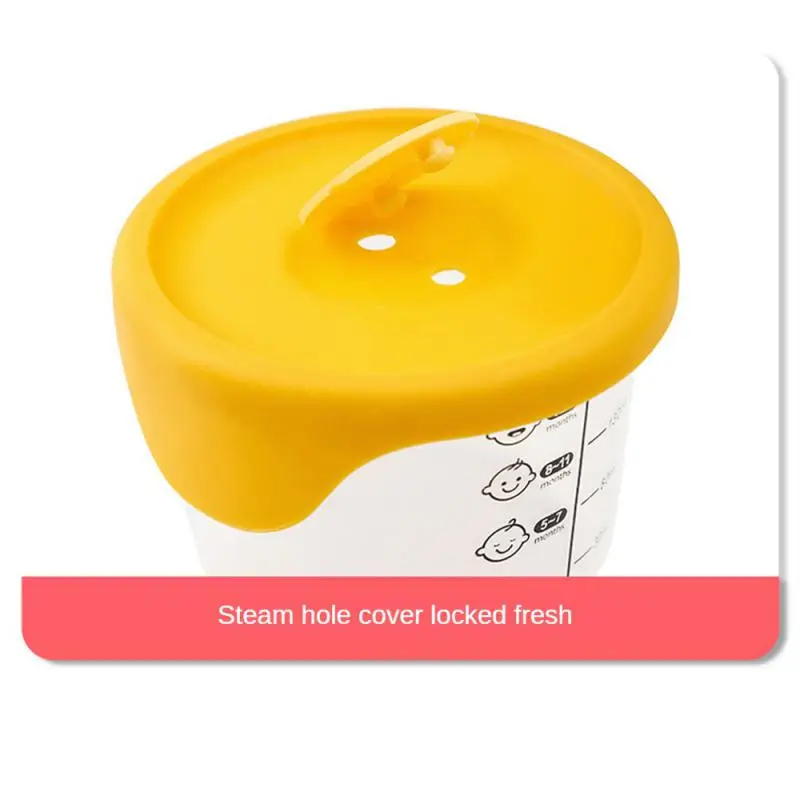 Baby Food Box Ease Use Measurement Mark Storage Box Food Grade Baby Bowl Durable Grade Supplement baby food storage containers portable food storage box