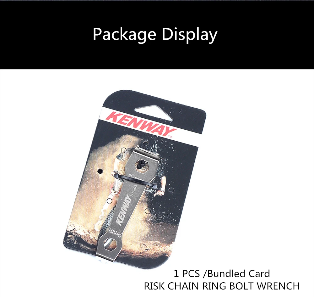 RISIKO KENWAY RL202 MTB Rennrad 9 & 10mm Kettenblatt Kettenblatt Peg Spanner Fahrrad Kettenblatt Mutter Bolzen Schlüssel entfernen Werkzeug – Detail 6