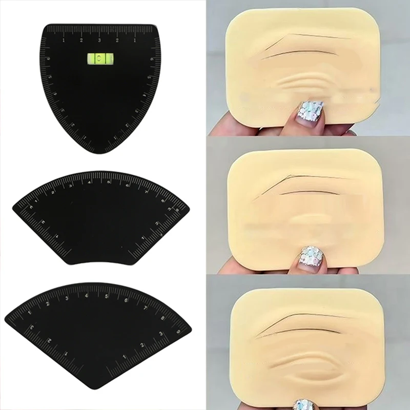 5/10Pcs 빠른 드로잉 눈썹 Desgin Ruler Microblading 매핑 도구 쉐이핑 영구 화장 드로잉 가이드 Ruler Tattoo Supplies