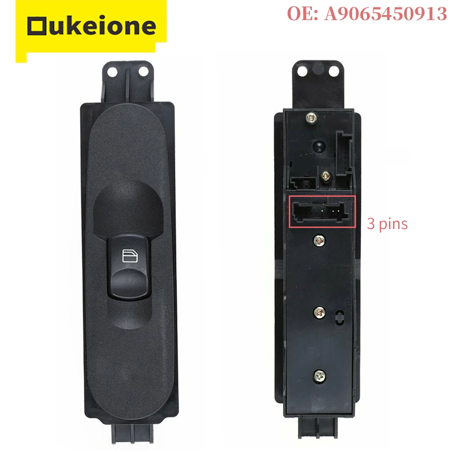 For Mercedes-Benz Sprinter W906 Vw Crafter Passenger Side Power Window Switch Button Car Accessories A9065450913 9065450913