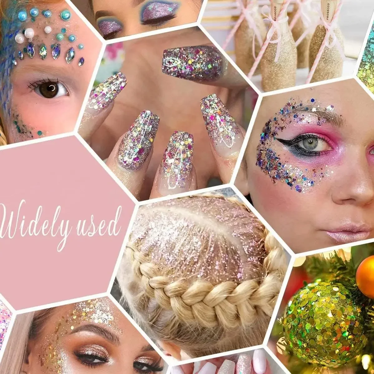 Holographic Iridescent Chunky Glitter Flakes