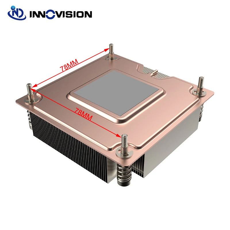 Dissipador de Calor Eficiente do Refrigerador Passivo da Cpu de Lga1700 1u com Base da Câmara do Vapor para o Trabalho Tdp do Servidor de pc até 180w - Imagem 6