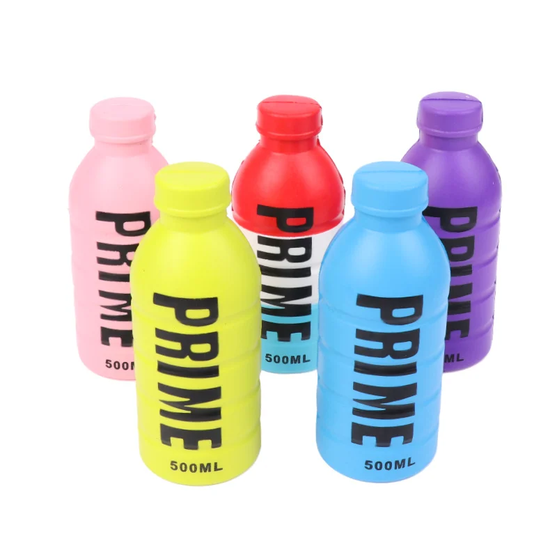 1PCS Anti-stress Vent Prime Drink Bottle Slow Rebound PU Foaming Pinch Happy Angry Relief Squeeze Decompression Toys