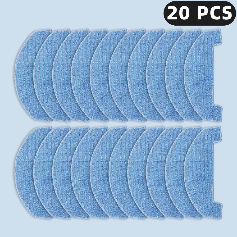 Kits De Rechange Pour Aspirateur Proscenic M8 Pro, 1 Brosse à Rouleau, 6 Brosses Latérales, 3 Chiffons Serpillères, 4 Filtres Hepa, 2 Sacs à Poussière