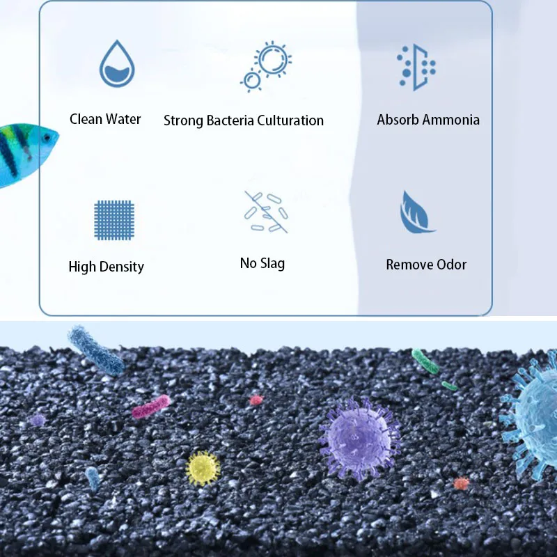 New Aquarium Filter Activated Carbon Ceramic Biochemical House Media Fish Tank Accessories for Aquarium Water Cleaning 4