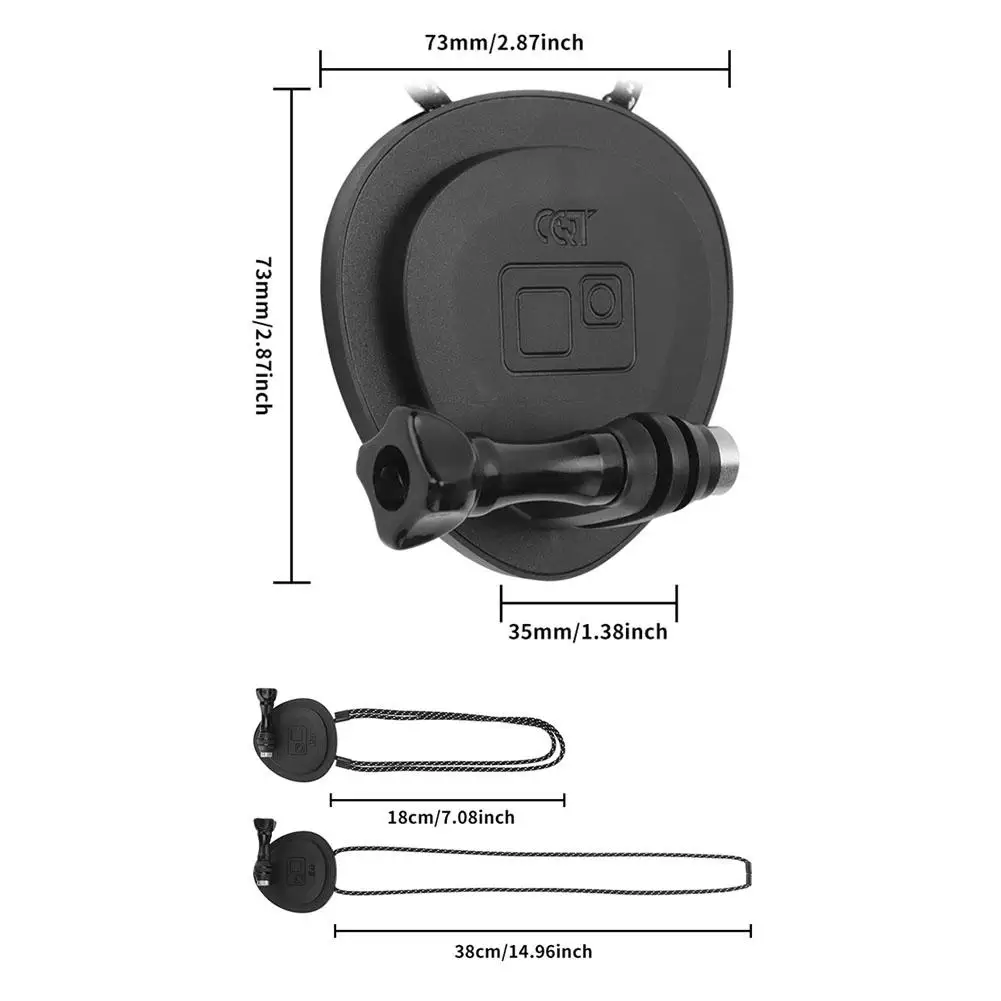 Magnetic Neck Mount with Adjustable Lanyard