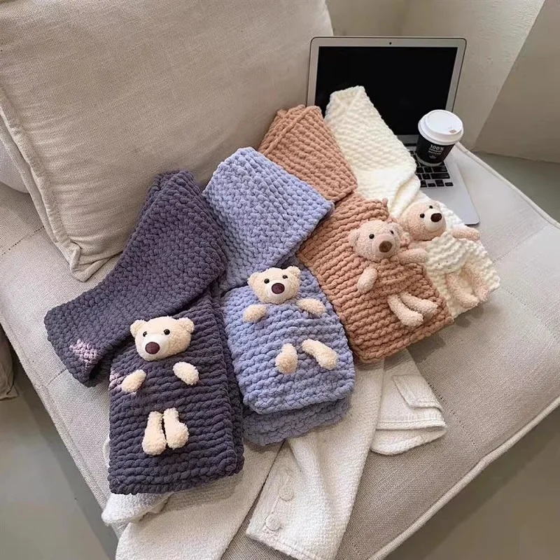 겨울 스카프 뜨게 직기 키트, DIY 공예, 직기 선택 도구, 바늘 위버 거친 원사 바늘 인공물 재료 팩