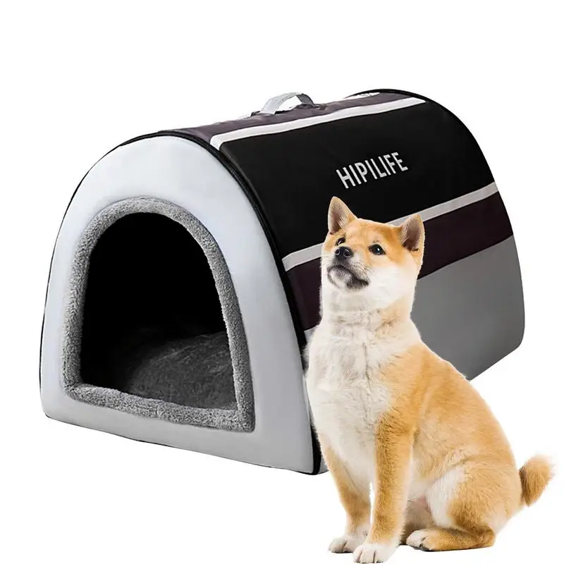 

Dog House Dog Kennel Indoor Soft Comfortable Puppy House Removable Small Dog Bed Cave Winter Warm Pet Sleeping Mat