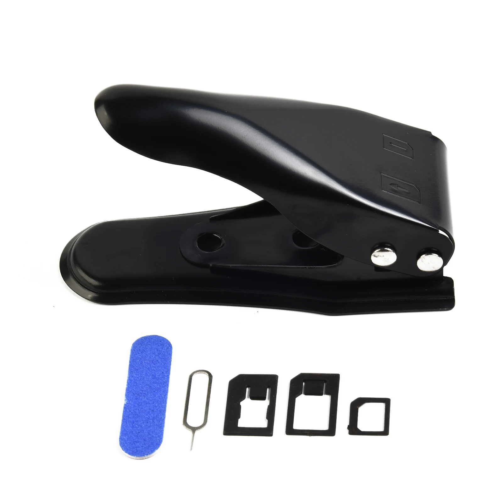 2023 Sim Card Cutter Adapter Alloy Steel Black Correct Cut Cutting Tool Eject Pin Precise Fit Simple