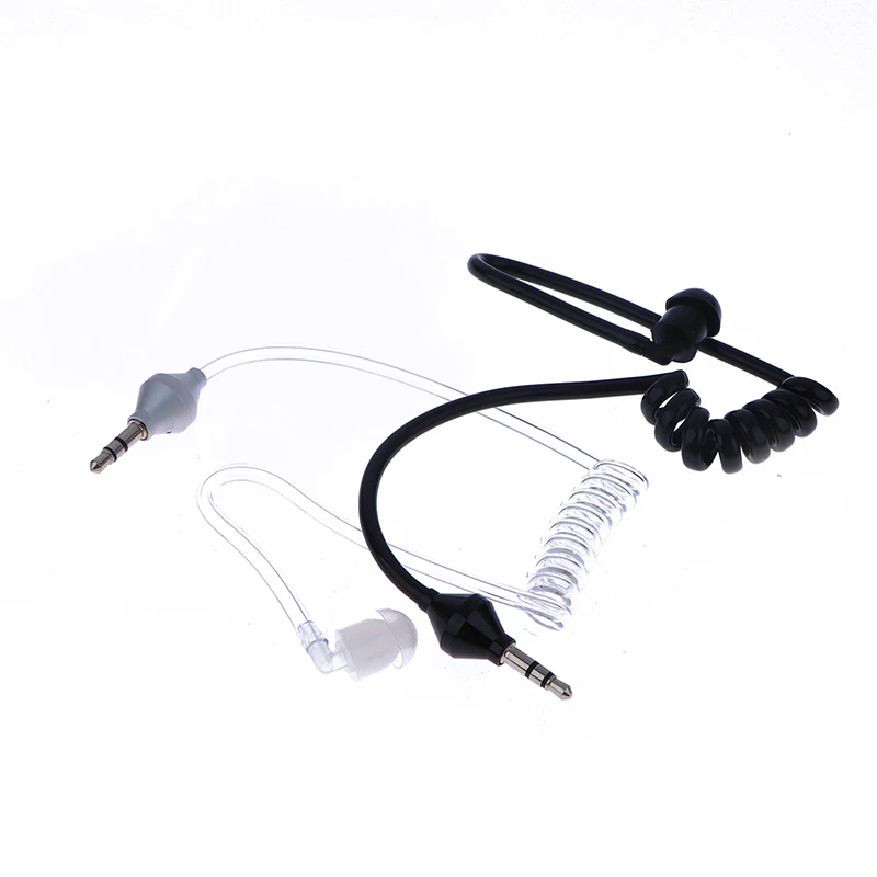 Écouteur stéréo à conduction mono avec directions enroulées, écouteur intra-auriculaire, écouteurs à conduits d'air, 3.5mm 3