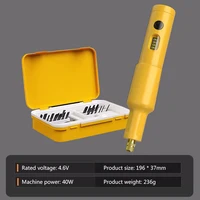 סט סכיני חריטה חשמליים חדשים בהספק 40W לרהיטים, נגרות, שורשים וחריטה בעץ עם 20 להבים 3