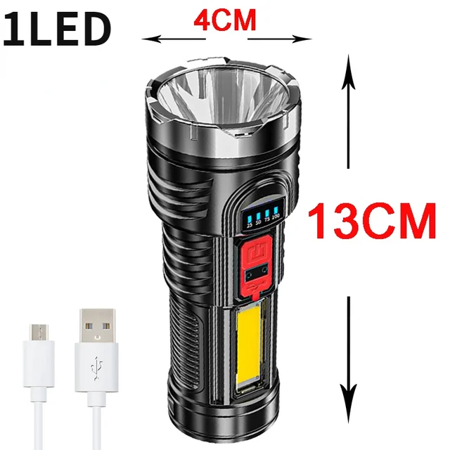 

ZK30 Powerful flashlight Portable Ultra Bright Torch USB Rechargeable High power led lights Outdoor Camping Hunting Flashlight